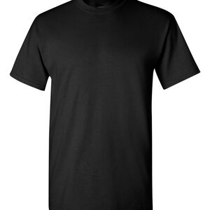 Sleek Black Men's Short Sleeve Tee